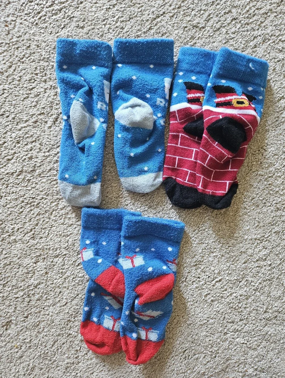Christmas Child Socks, 3 Pairs, Holiday